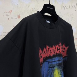 GT Balenciaga Men's Salon De Couture T-shirt in Black