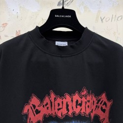 GT Balenciaga Men's Salon De Couture T-shirt in Black