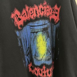 GT Balenciaga Men's Salon De Couture T-shirt in Black