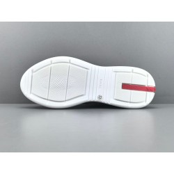 GT Prada Amecica's Cup Fabric Sneakers Gold