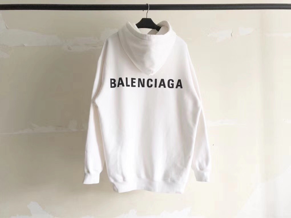 balenciaga logo white