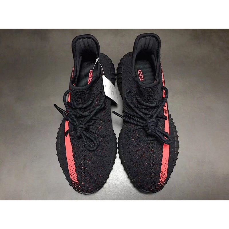 Yeezy 350 V2 Core Black Red - Sneakernerds