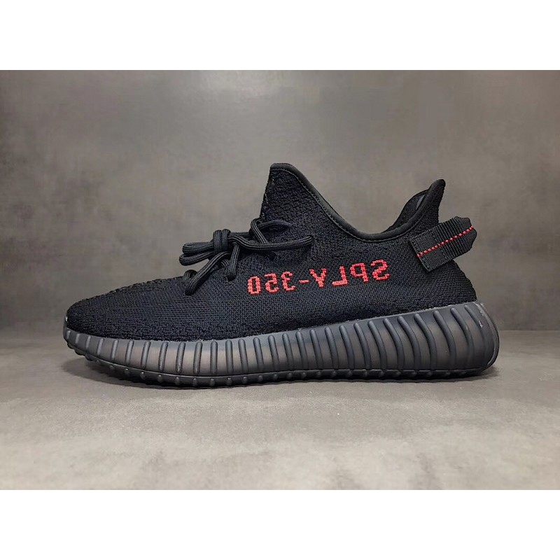 yeezy boost black and red