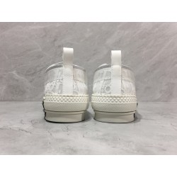 Dior B23 LowTop Sneakers oblique monogram Triple White