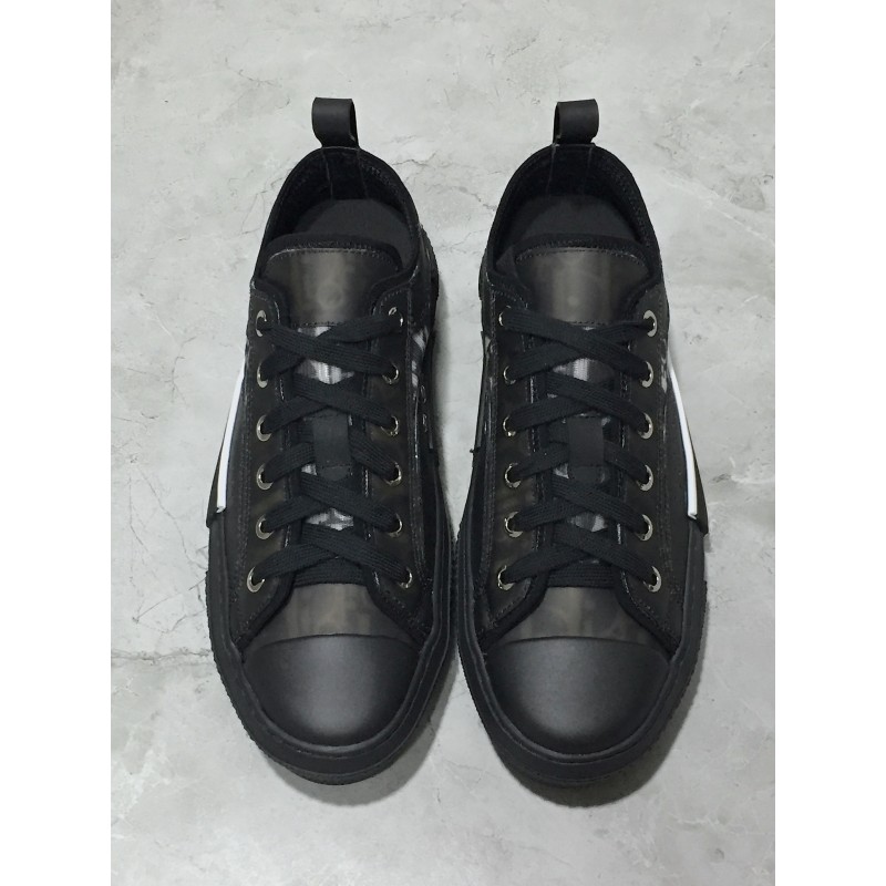 Dior B23 LowTop Sneakers oblique monogram Black - Allkicks247