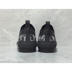 Dior B23 LowTop Sneakers oblique monogram Black