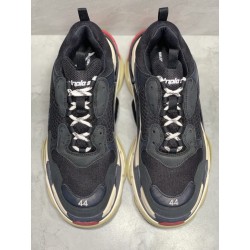 GT Batch Balenciaga Triple S Black White Red 2018 Reissue