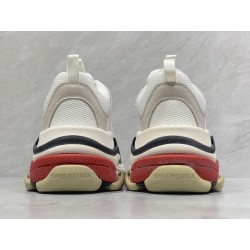 GT Batch Balenciaga Triple S White Black Red 2018 Font
