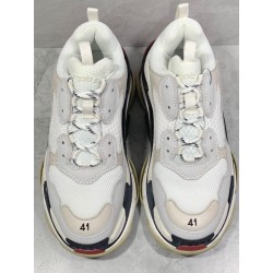GT Batch Balenciaga Triple S White Black Red 2018 Font