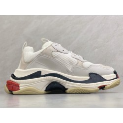 GT Batch Balenciaga Triple S White Black Red 2018 Font