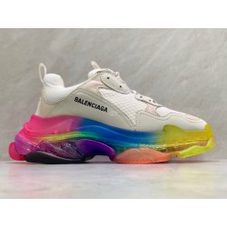 GT Batch Balenciaga Triple S Clear Sole Rainbow