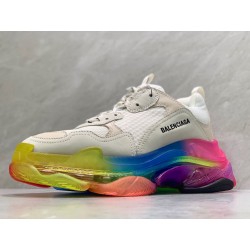 GT Batch Balenciaga Triple S Clear Sole Rainbow