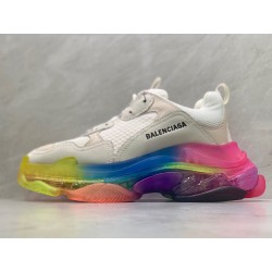 GT Batch Balenciaga Triple S Clear Sole Rainbow