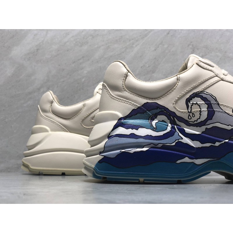 gucci rhyton wave on feet