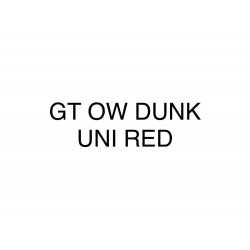GT OW Dunk Uni Red