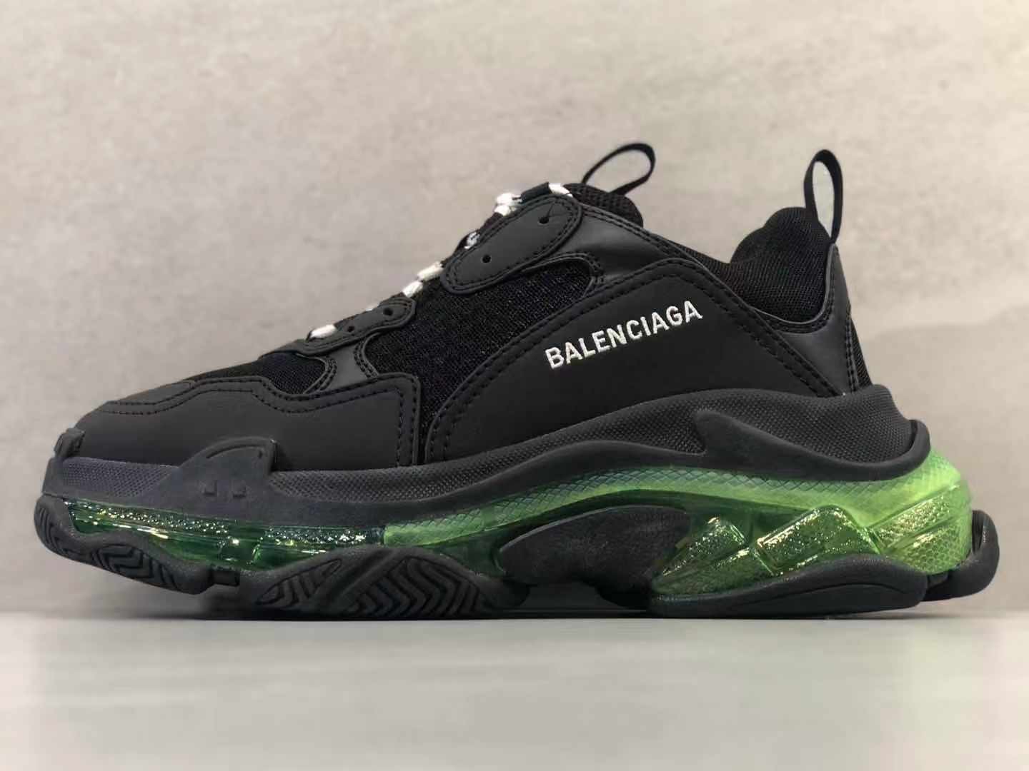 balenciaga black with yellow