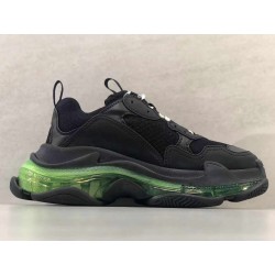 GT Batch Balenciaga Triple-S Clear Sole Black Yellow Fluo