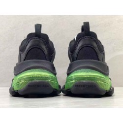 GT Batch Balenciaga Triple-S Clear Sole Black Yellow Fluo