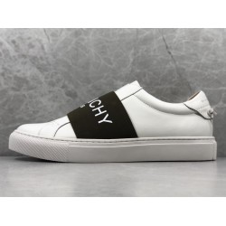 GT Batch Givenchy Paris Strap Sneakers White Black