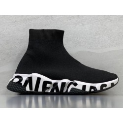 GT Batch Balenciaga Speed Trainer LT Grafitti Black White