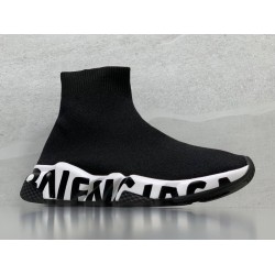 GT Batch Balenciaga Speed Trainer LT Grafitti Black White