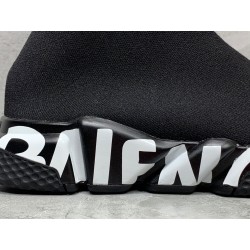 GT Batch Balenciaga Speed Trainer LT Grafitti Black