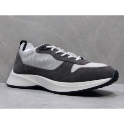 GT Dior B25 Oblique Canvas and Suede Sneaker Gray