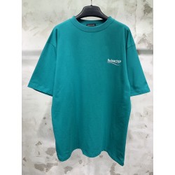 Balenciaga Wave Logo Teal