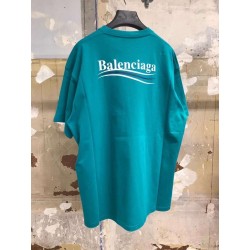 Balenciaga Wave Logo Teal