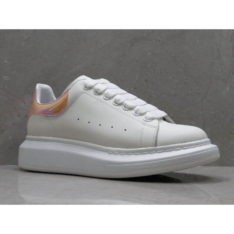 GT Alexander McQueen Oversized Sneaker White Orange Holofoil - Allkicks247