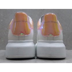 GT Alexander McQueen Oversized Sneaker White Orange Holofoil