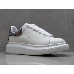 GT Alexander McQueen Oversized Sneaker White Glitter