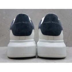 GT Alexander McQueen Oversized Sneaker White Navy Suede