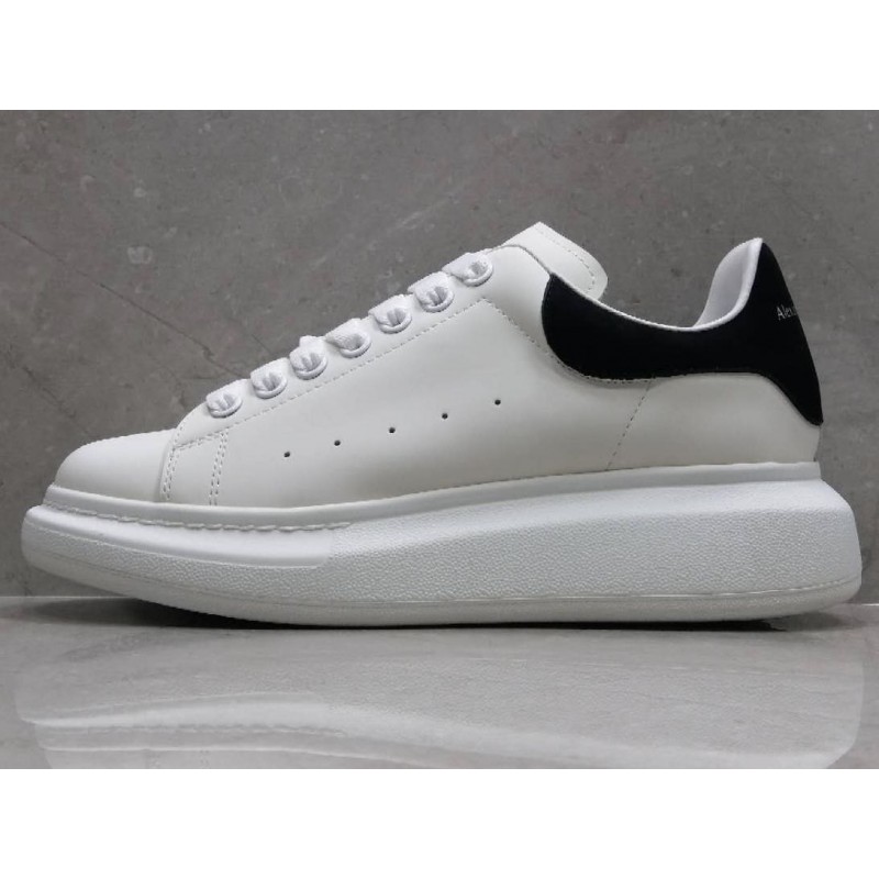 GT Alexander McQueen Oversized Sneaker White Black Suede - Allkicks247