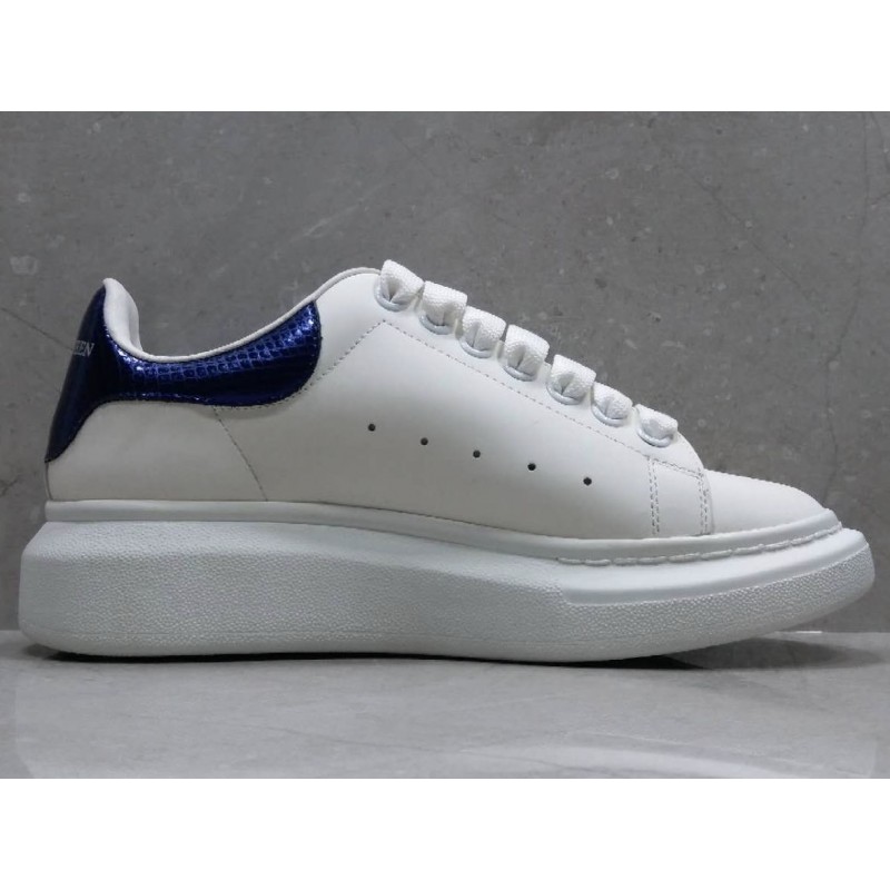 GT Alexander McQueen Oversized Sneaker White Royal Snake - Allkicks247