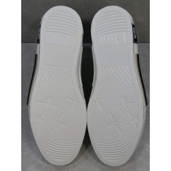 Dior B23 Hi Top Sneakers Oblique Monogram White