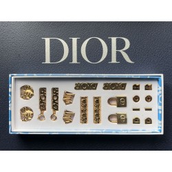GT Dior and Shawn Sneaker Charms Gold