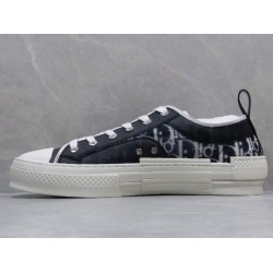 GT B23 Low Top Sneaker Black and White Dior Oblique