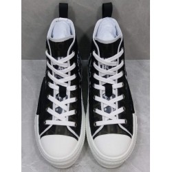 GT B23 Hi Top Sneaker Black and White Dior Oblique