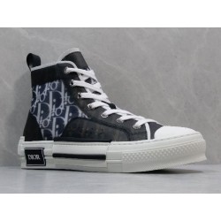 GT B23 Hi Top Sneaker Black and White Dior Oblique