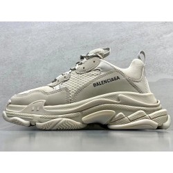 GT Batch Balenciaga Triple S Leather Free Beige